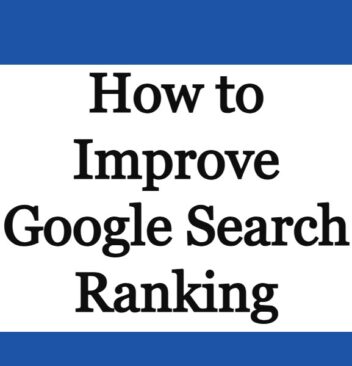 How to improve google search rankings?