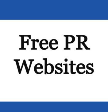 Free PR website list