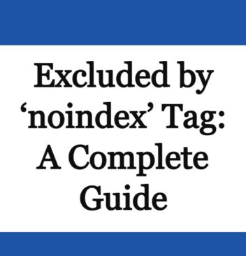 Excluded by ‘noindex’ Tag: A Complete Guide