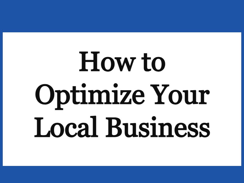 How to Optimize Your Local Business Listing for SEO